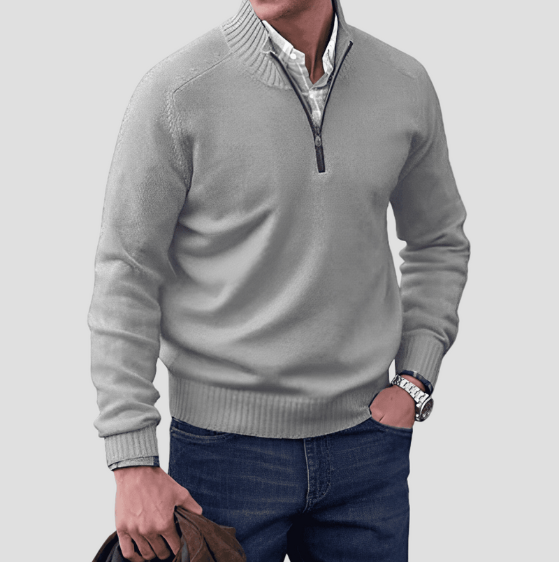 Julian | Elegant Cotton Sweater for Men - Rob Stevenson