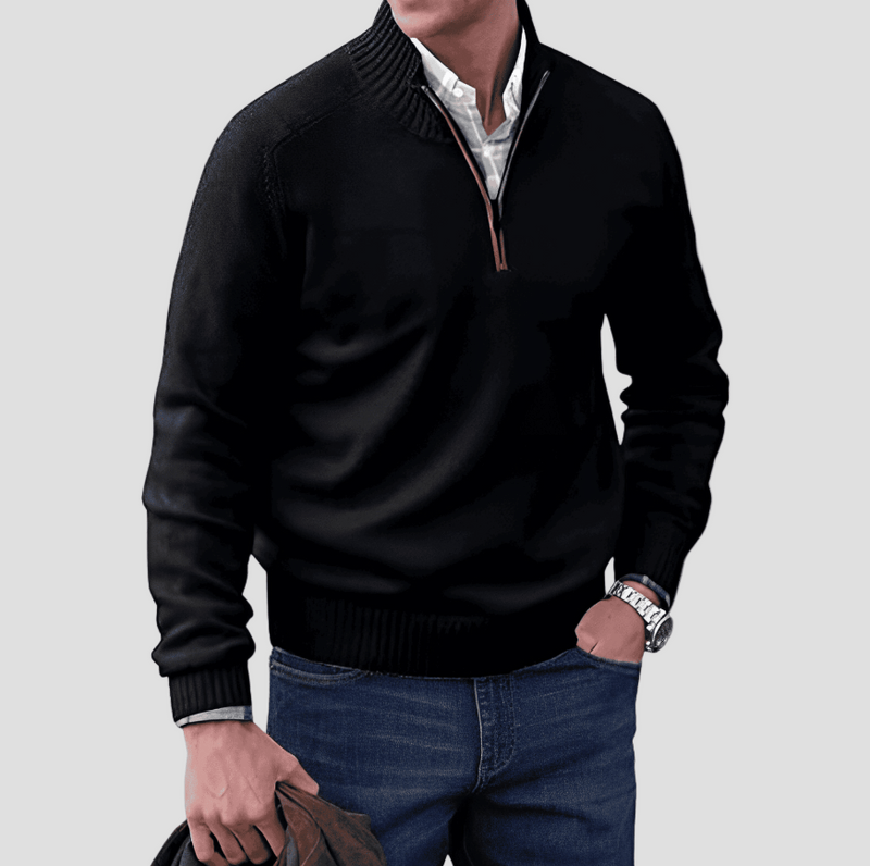 Julian | Elegant Cotton Sweater for Men - Rob Stevenson