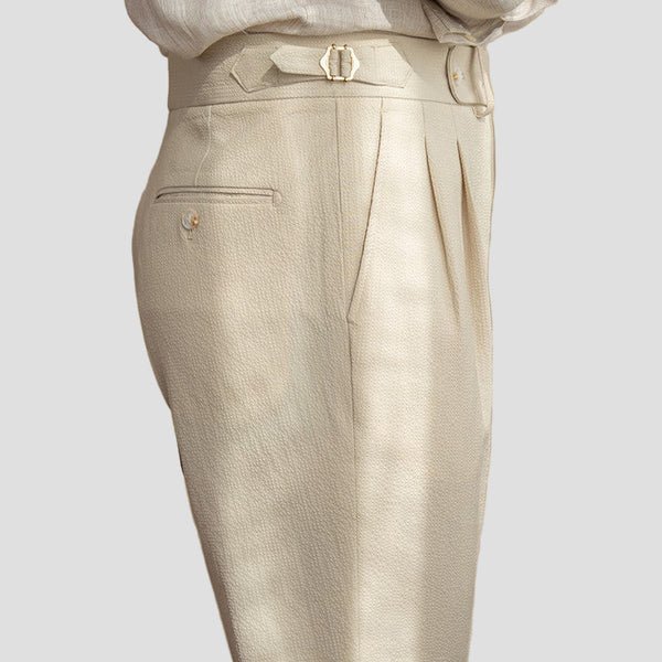 Ethan | Tailored Men’s Pleated Trousers - Rob Stevenson