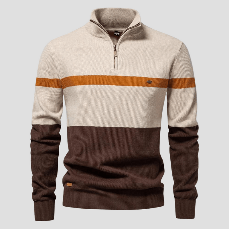 Nathaniel | Classic Soft Cotton Sweater for Men - Rob Stevenson