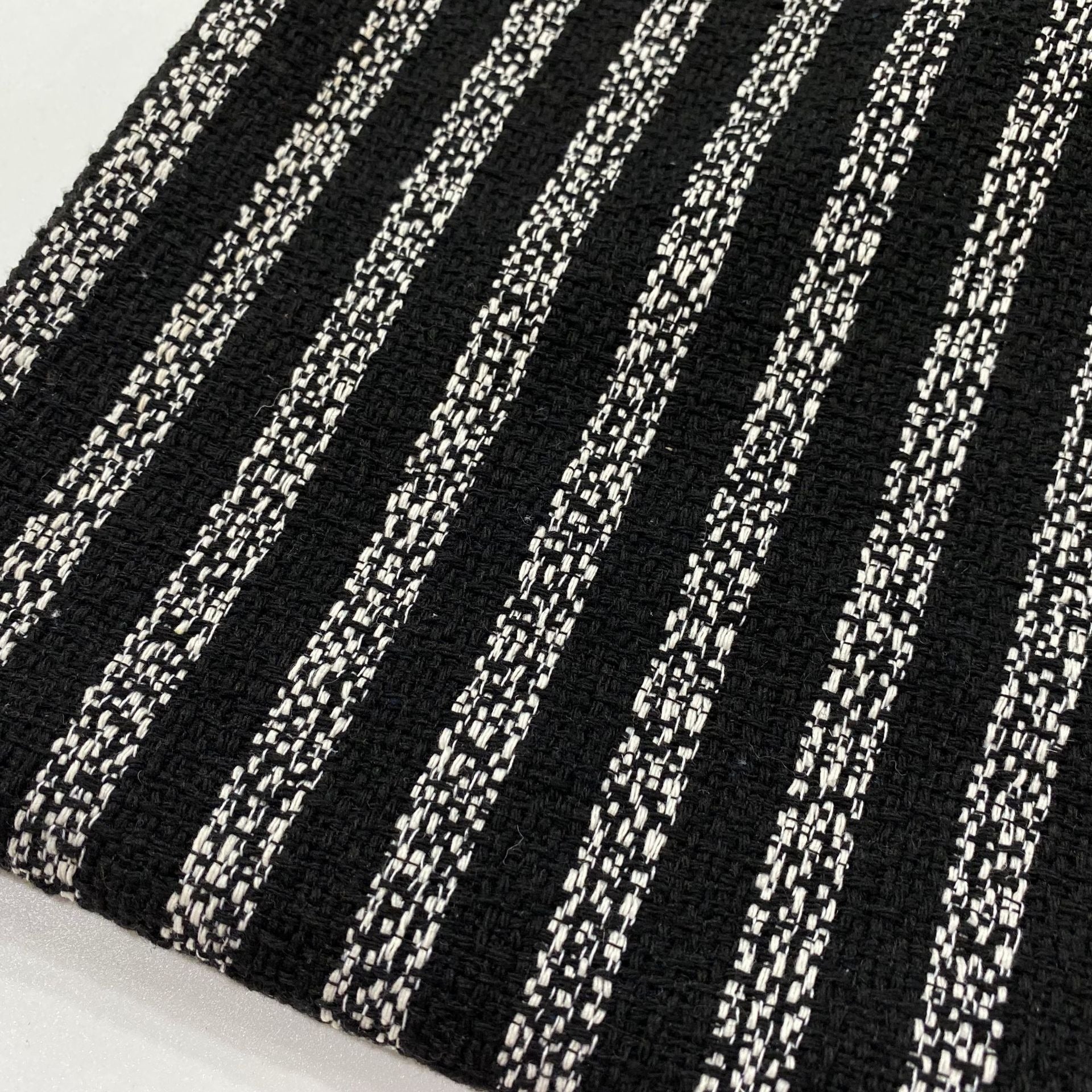 Mason | Striped Tweed Lapel Coat