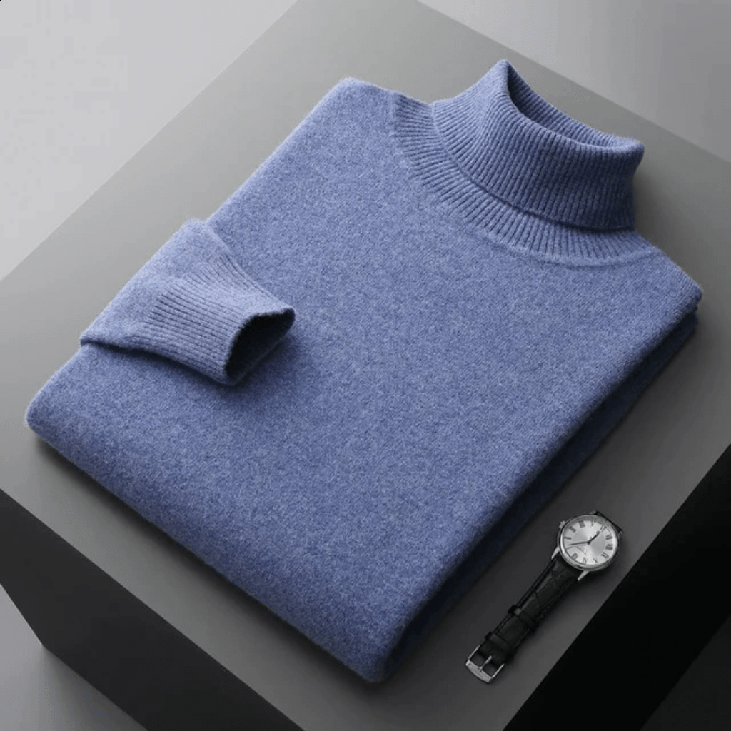 Ethan | Classic Turtleneck Wool Sweater - Rob Stevenson