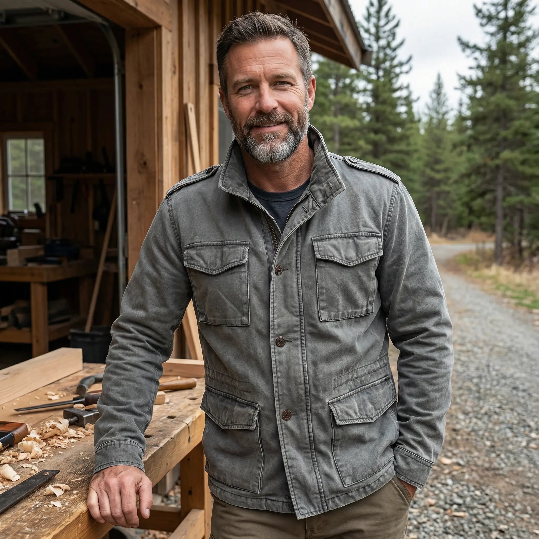 Declan | Vintage Casual Workwear Field Jacket - Rob Stevenson