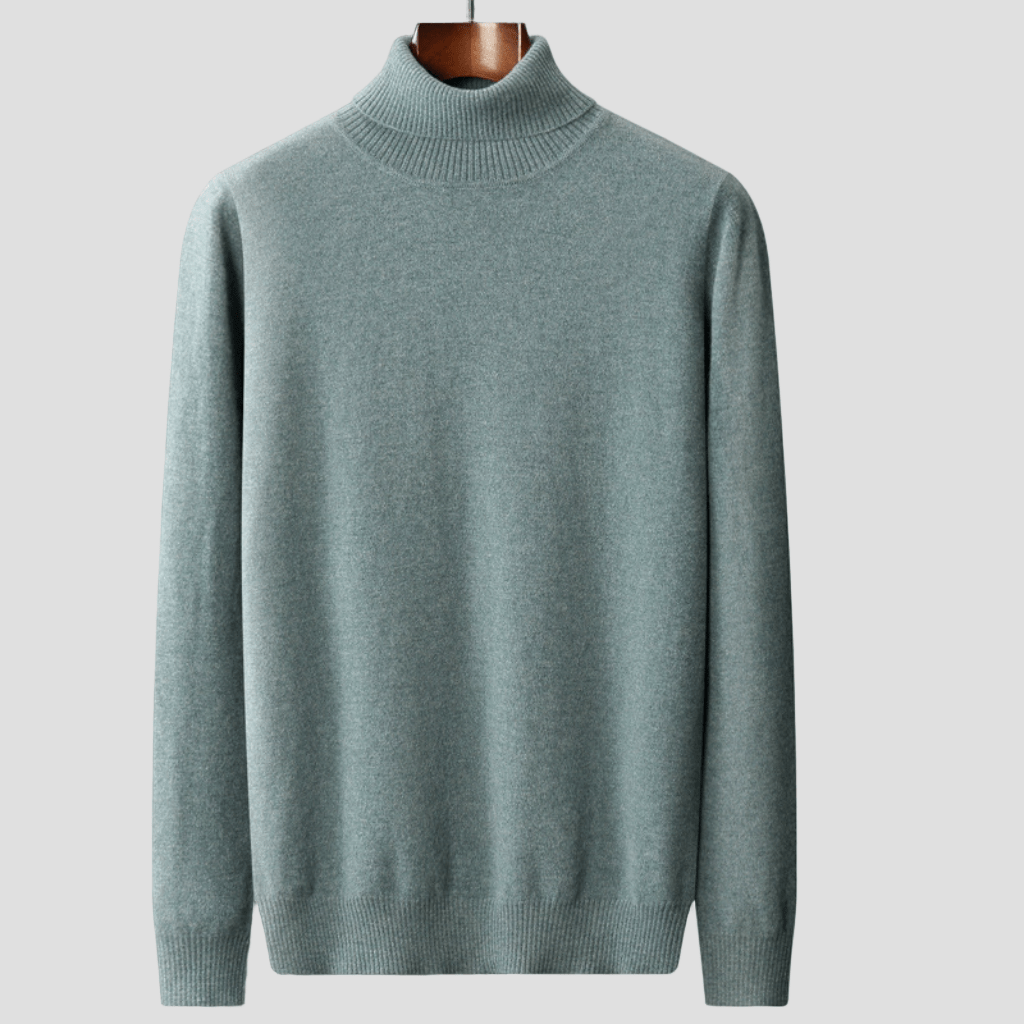 Ethan | Classic Turtleneck Wool Sweater - Rob Stevenson