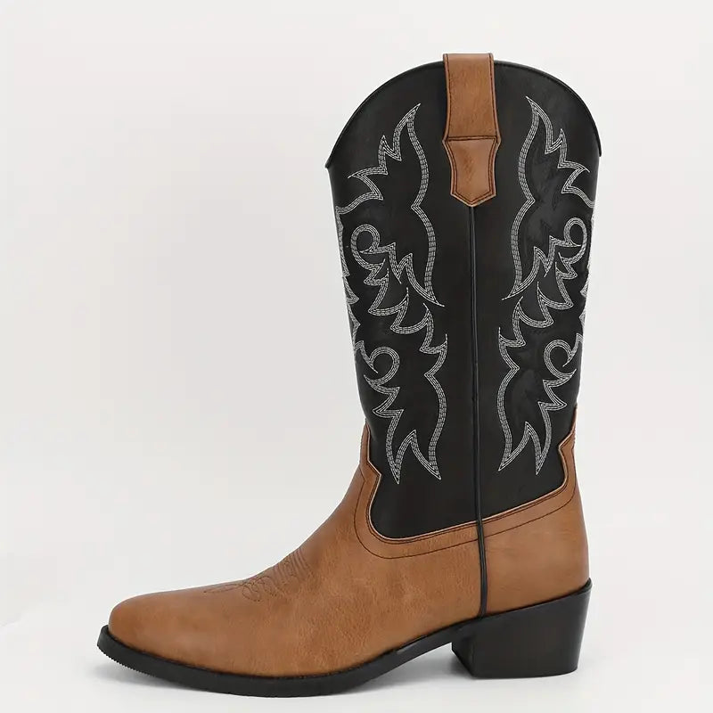 William | Western Leather Cowboy Boots for Men
