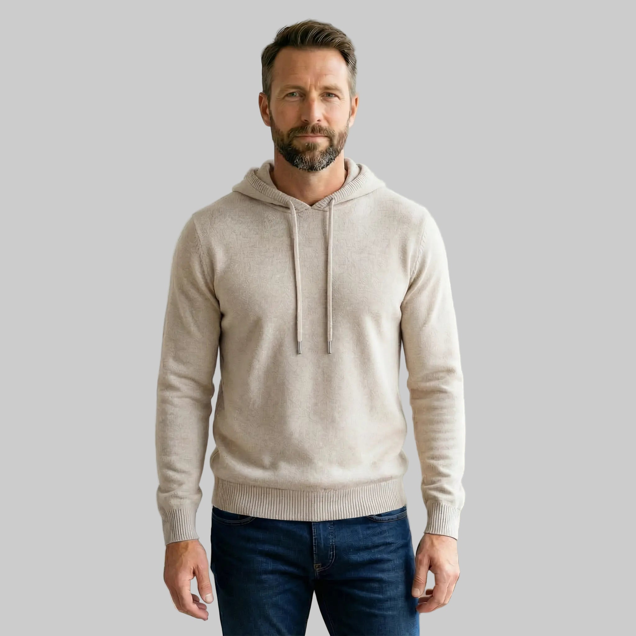 Oliver | Men’s 100% Cashmere Hoodie - Rob Stevenson