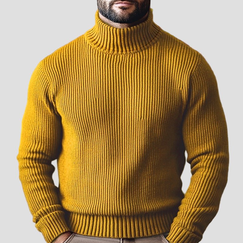 Mason | Heavy Knitted Turtleneck Sweater - Rob Stevenson