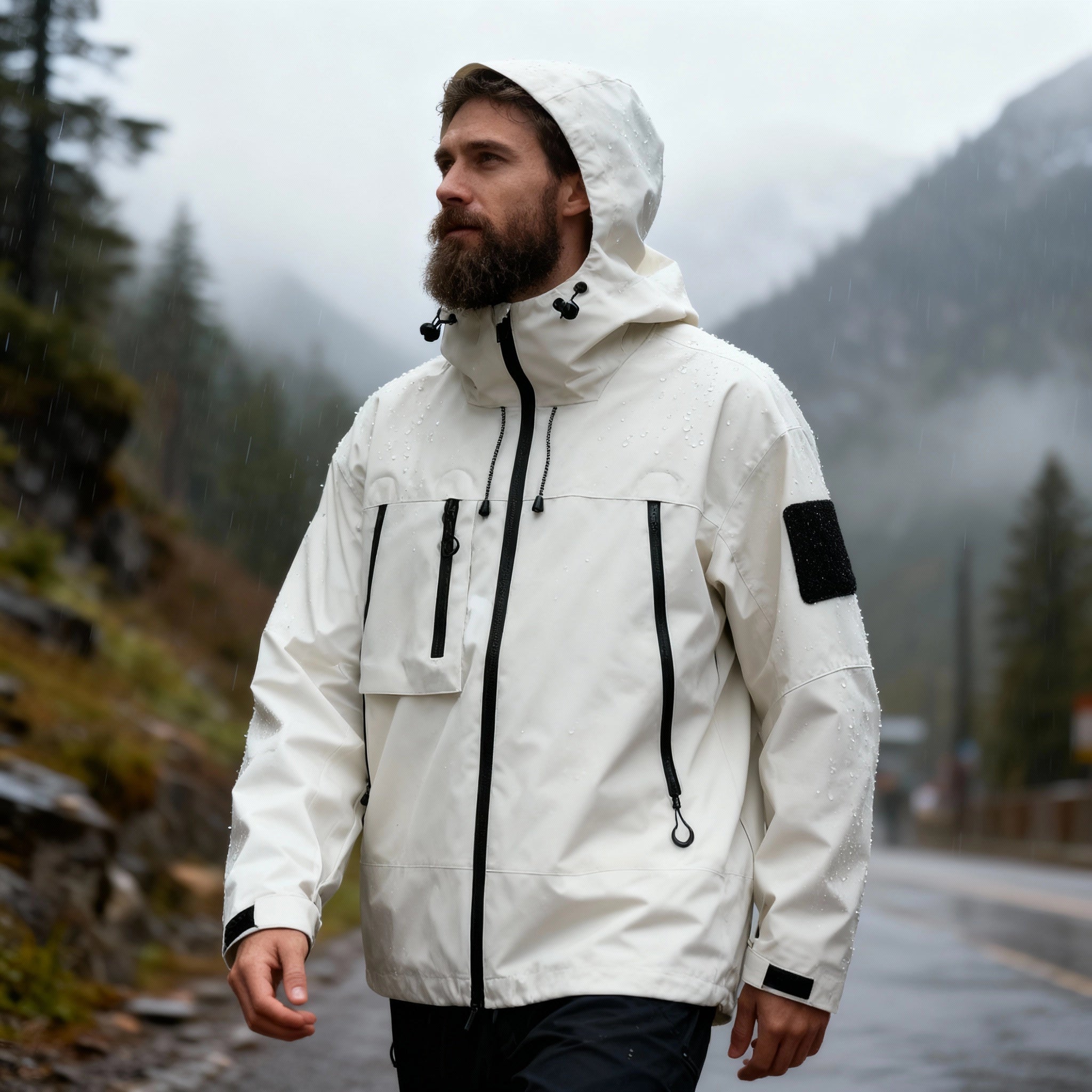 Brody | Oversized Wind - Resistant Hooded Winter Jacket - Rob Stevenson