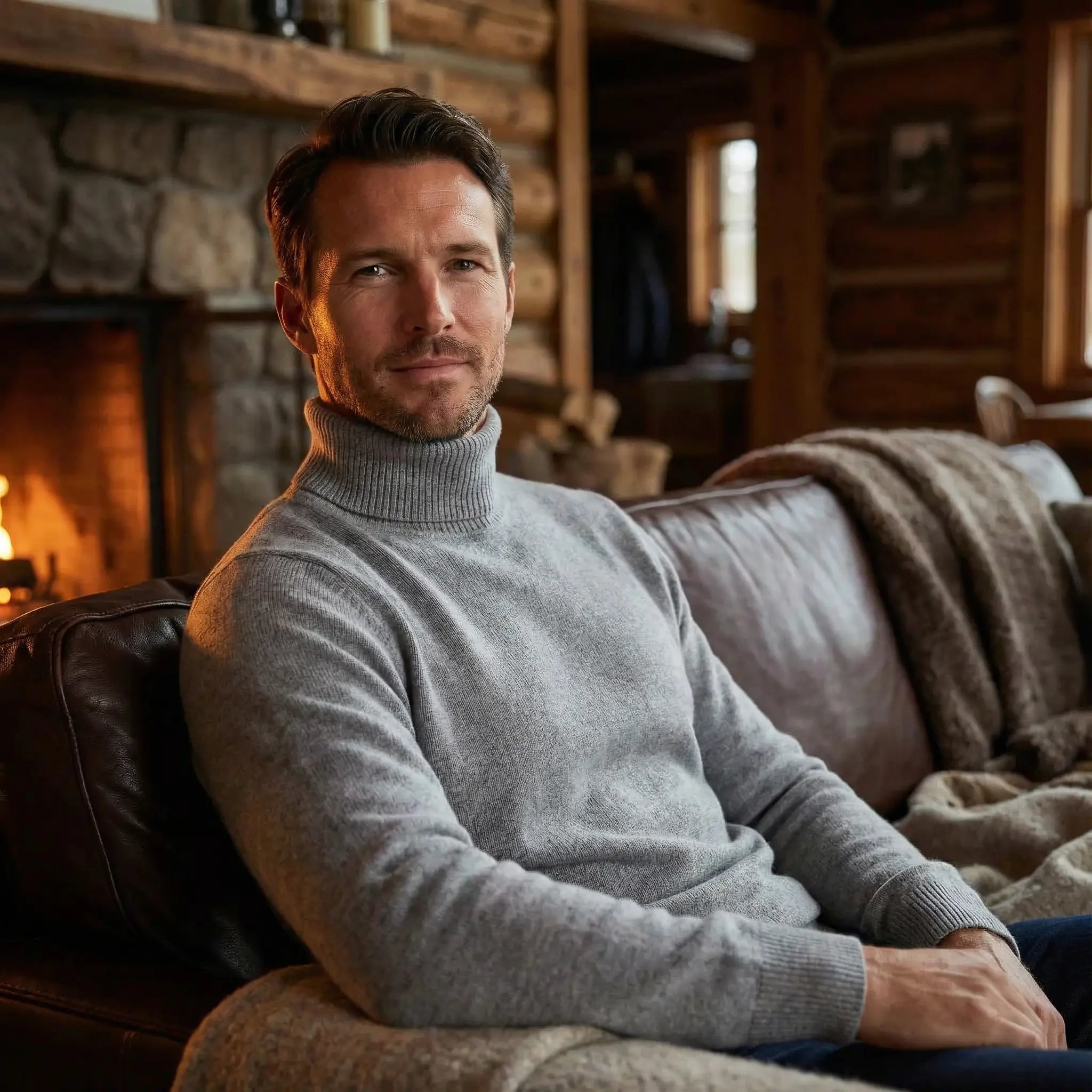 Bentley | Solid Turtleneck Sweater - Rob Stevenson