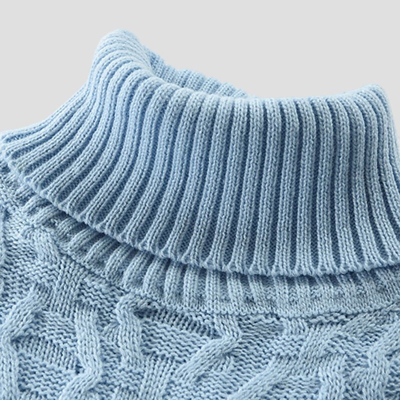 Jack | Heavy Cable Knit Turtleneck Sweater - Rob Stevenson