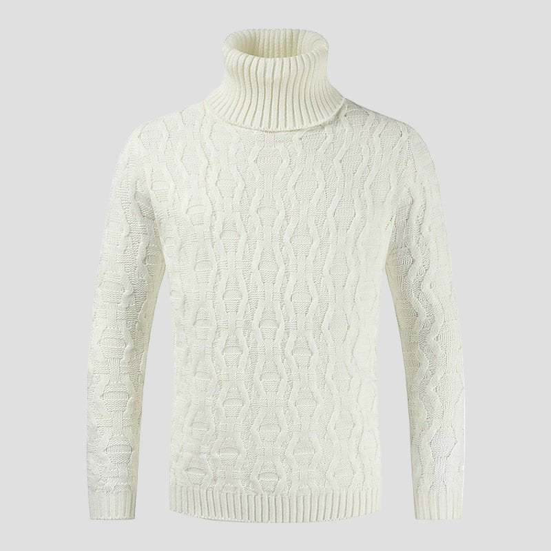Jack | Heavy Cable Knit Turtleneck Sweater - Rob Stevenson