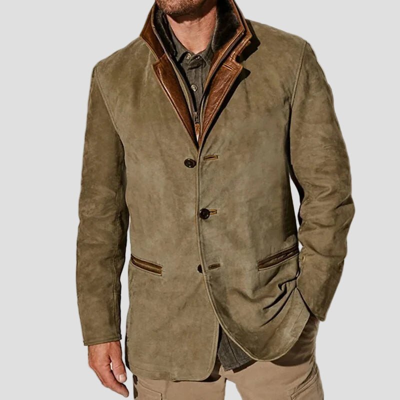 Logan | Vintage Men's Suede Jacket - Rob Stevenson