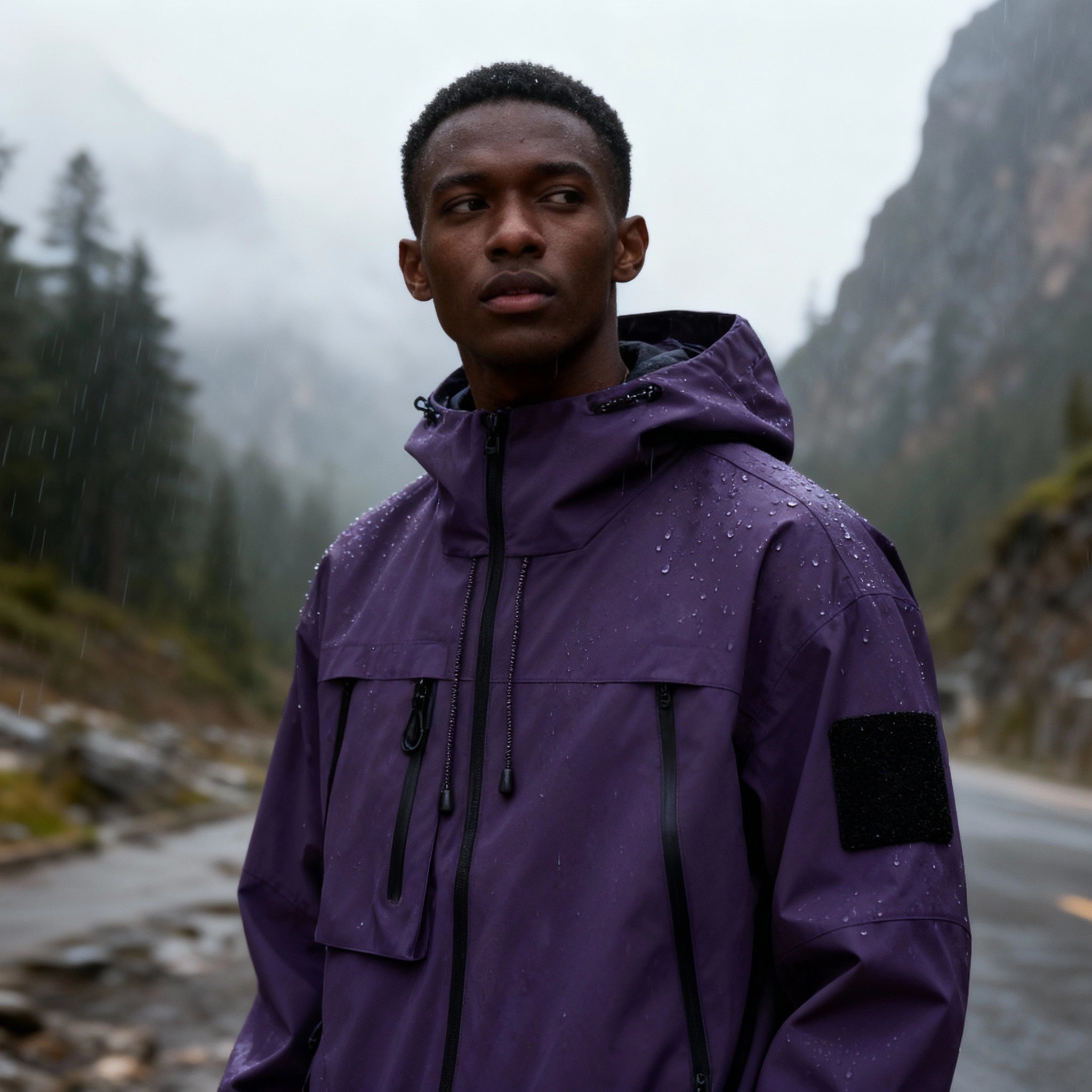 Brody | Oversized Wind - Resistant Hooded Winter Jacket - Rob Stevenson