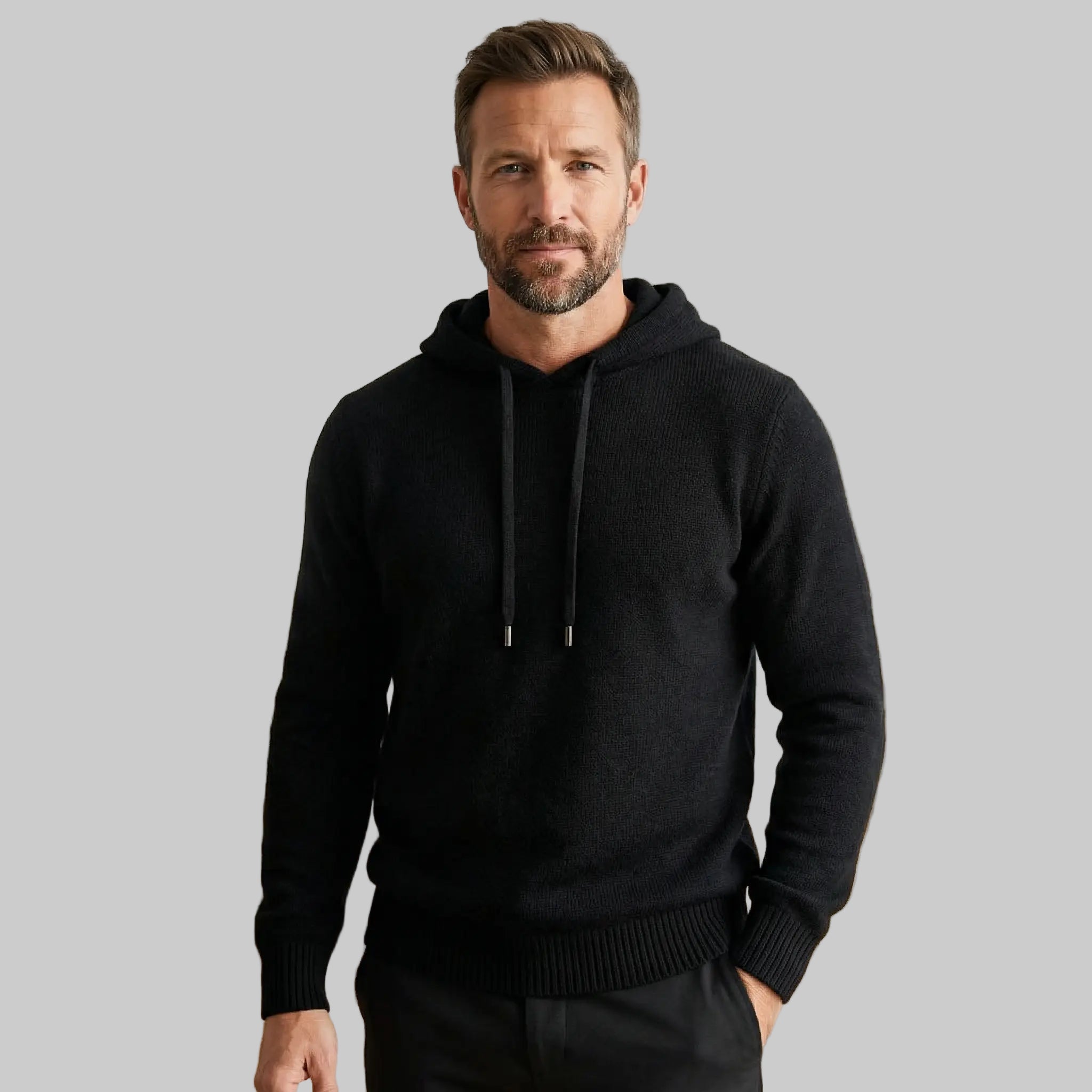 Oliver | Men’s 100% Cashmere Hoodie - Rob Stevenson