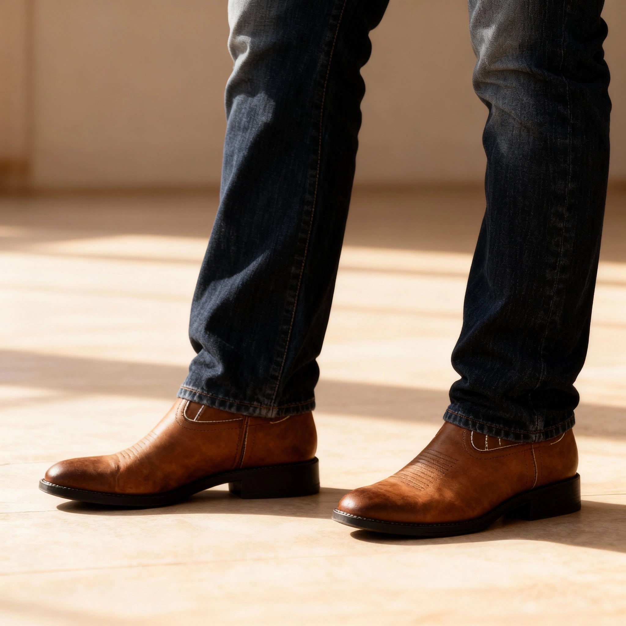 Owen | Western Leather Cowboy Boots for Men - Rob Stevenson
