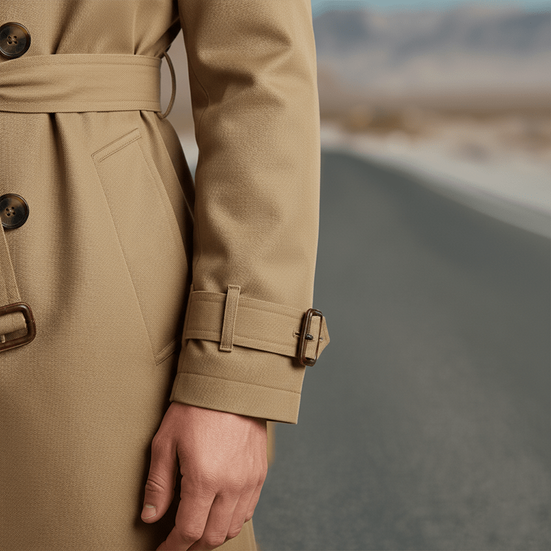 Benjamin | Twill Cotton Trench Coat - Rob Stevenson