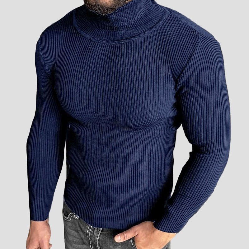 Ethan | Knitted Turtleneck Sweater - Rob Stevenson
