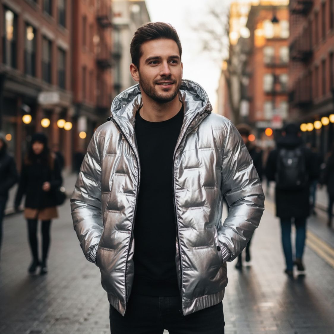 Asher | Quilted Hooded Water-Resistant Down Winter Jacket