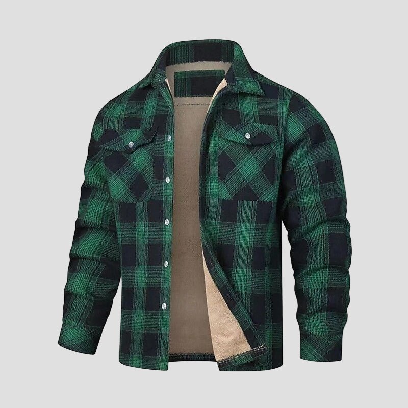 Connor | Plaid Fleece Jacket - Rob Stevenson