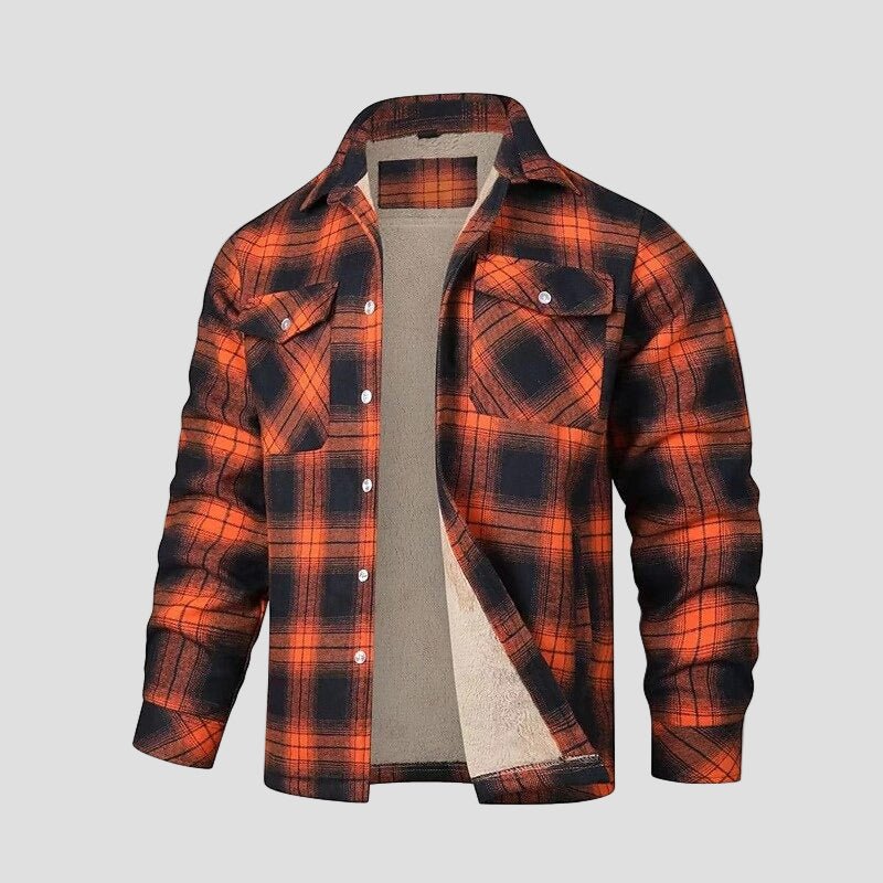 Connor | Plaid Fleece Jacket - Rob Stevenson