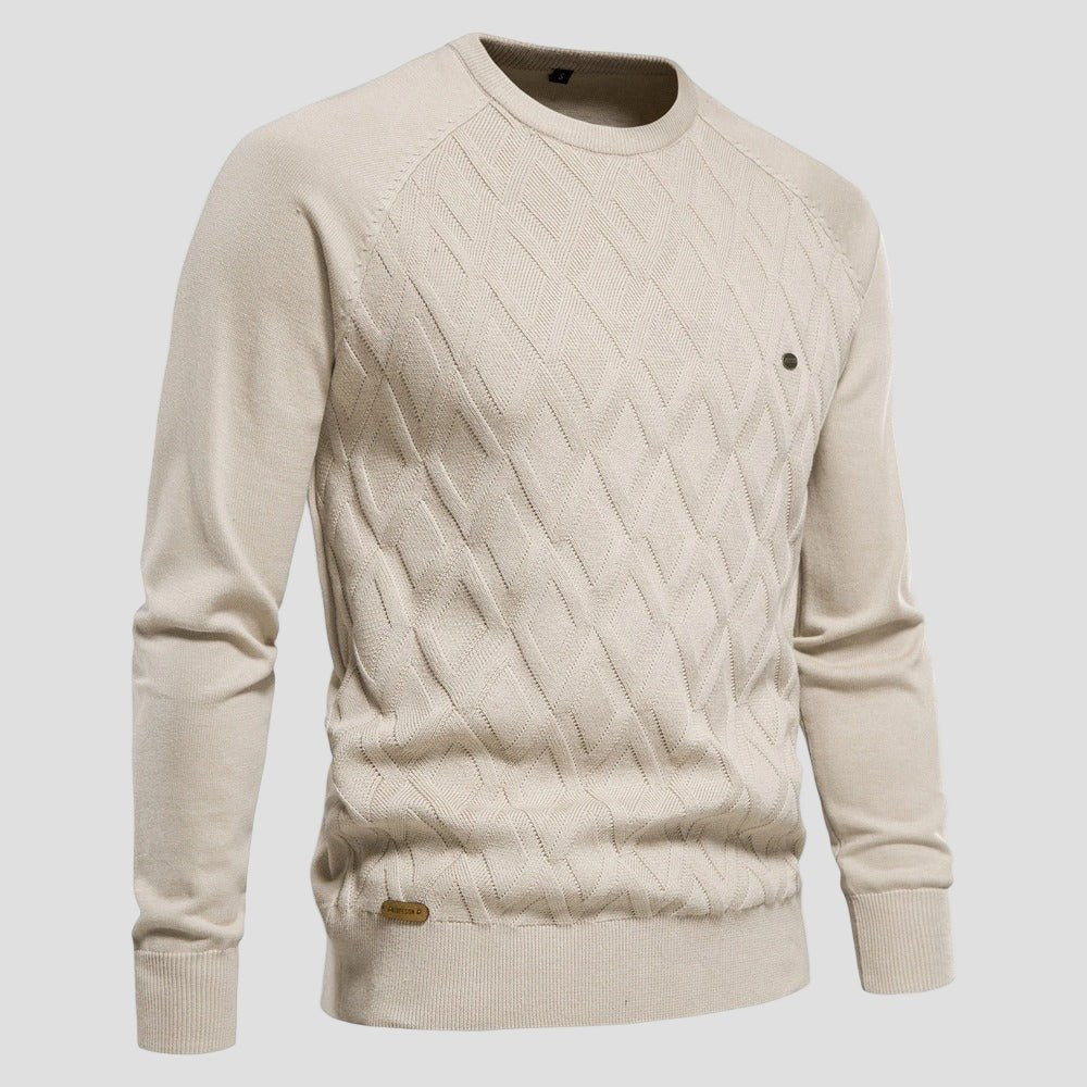 Dylan | Solid Color Crewneck Sweater - Rob Stevenson