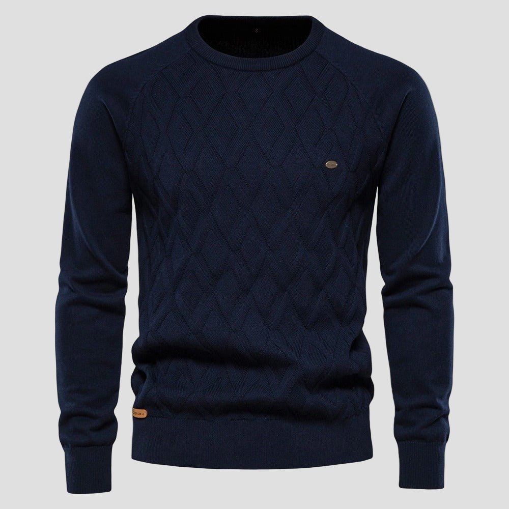 Dylan | Solid Color Crewneck Sweater - Rob Stevenson