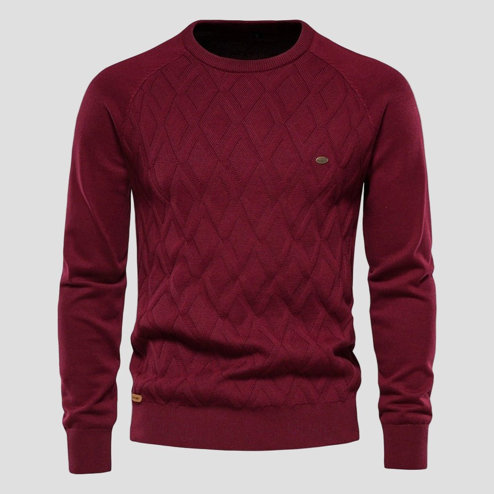 Dylan | Solid Color Crewneck Sweater - Rob Stevenson