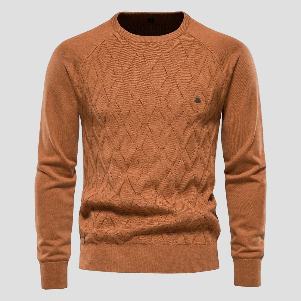 Dylan | Solid Color Crewneck Sweater - Rob Stevenson