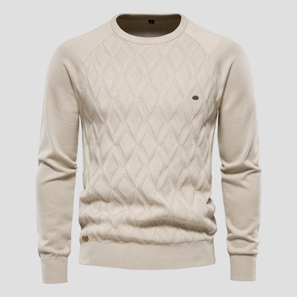 Dylan | Solid Color Crewneck Sweater - Rob Stevenson