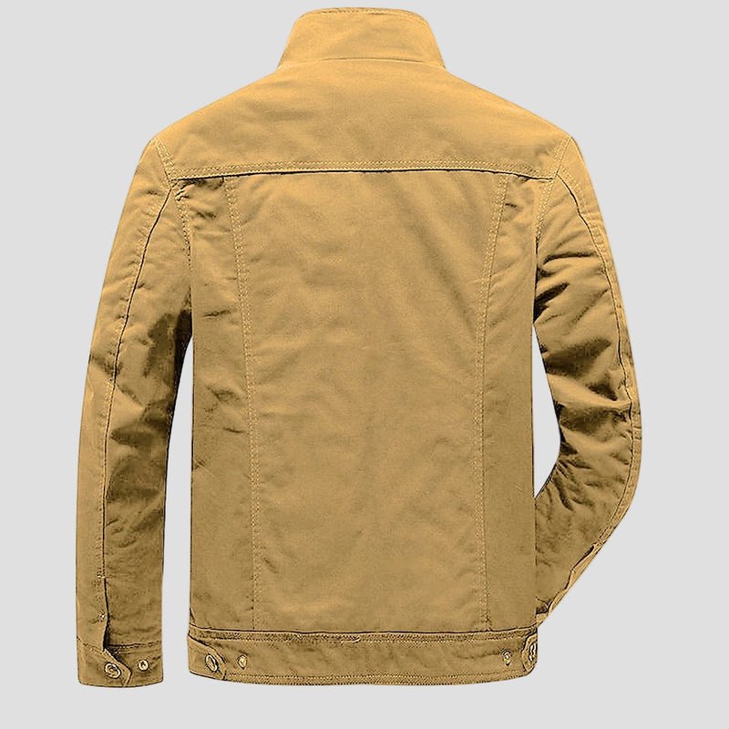 Ethan | Men's Cotton Embroidered Military Jacket - Rob Stevenson