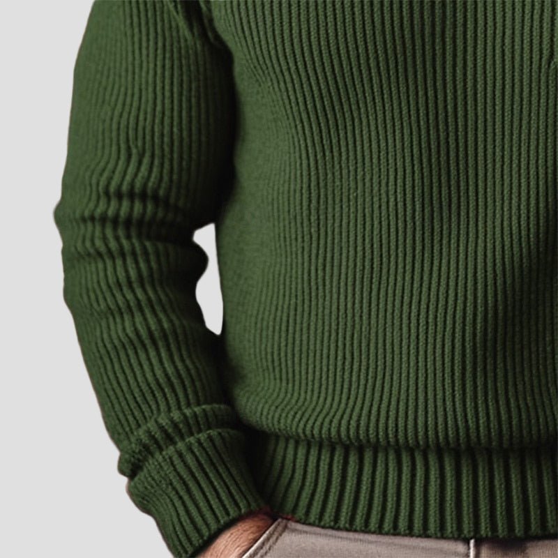 Mason | Heavy Knitted Turtleneck Sweater - Rob Stevenson