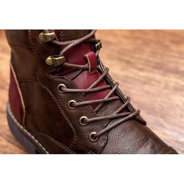 Connor | Men’s Patchwork Ankle Boots - Rob Stevenson