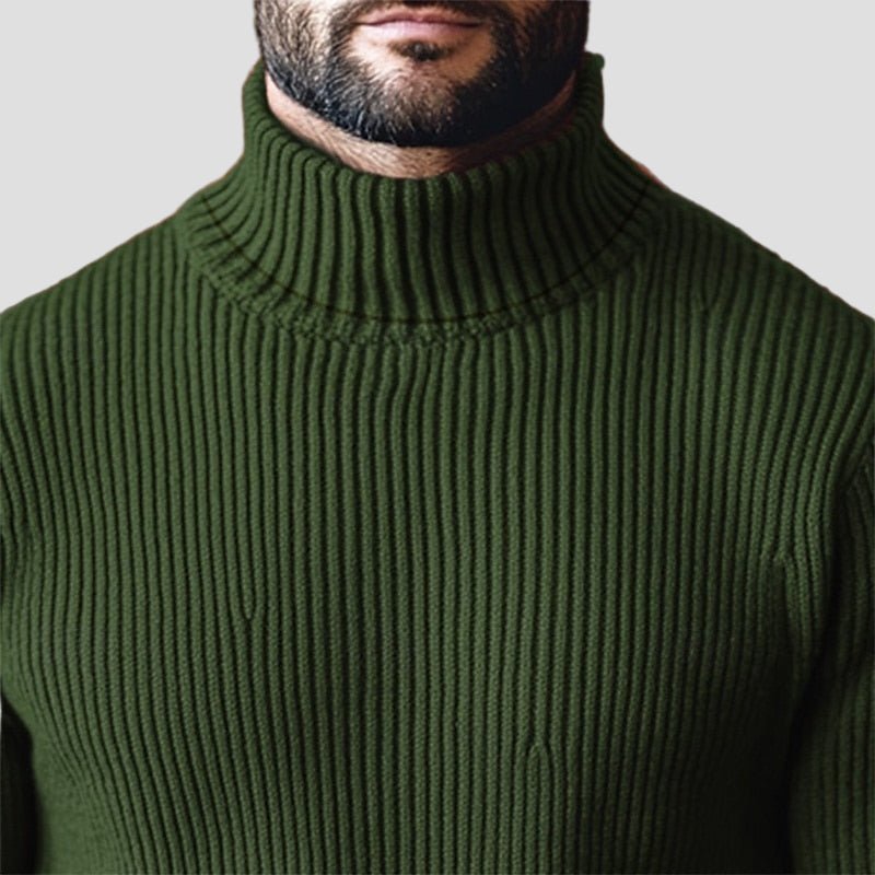 Mason | Heavy Knitted Turtleneck Sweater - Rob Stevenson