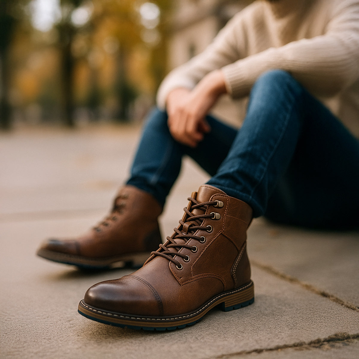 Caleb | Vintage Leather Boots