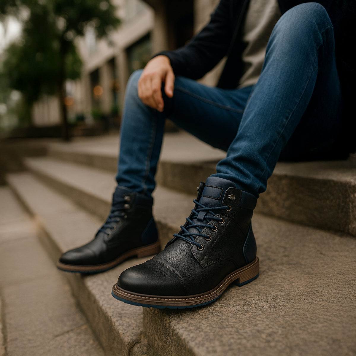 Caleb | Vintage Leather Boots