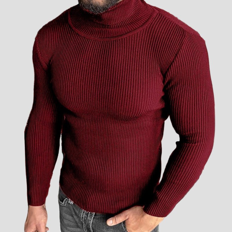 Ethan | Knitted Turtleneck Sweater - Rob Stevenson