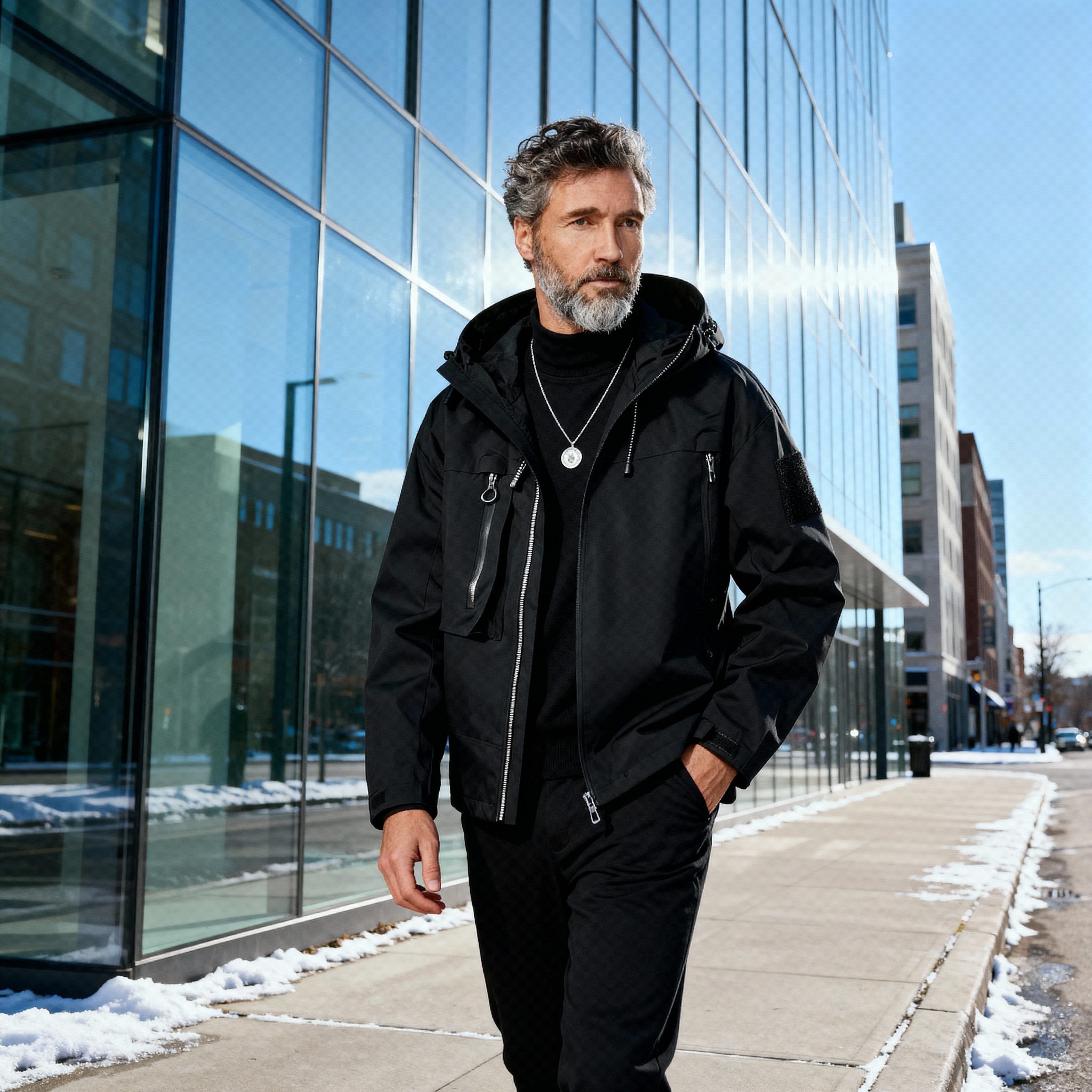 Aiden | Waterproof Hooded Structured Winter Jacket - Rob Stevenson