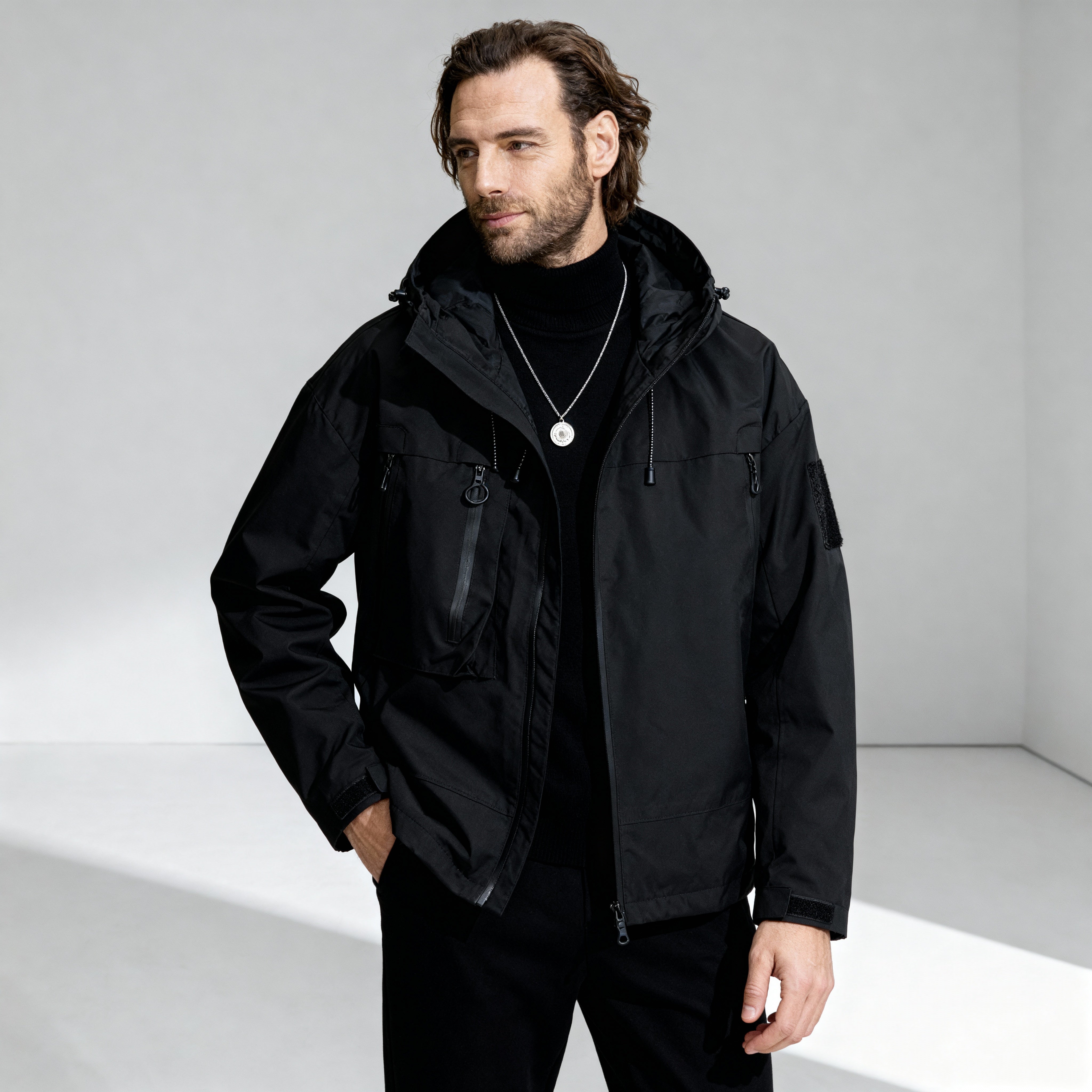 Aiden | Waterproof Hooded Structured Winter Jacket - Rob Stevenson