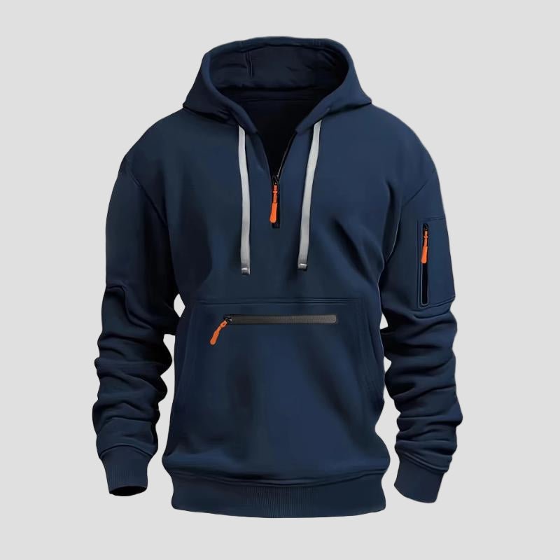 Emmett | Casual Multi - Pocket Loose Sports Hoodie - Rob Stevenson