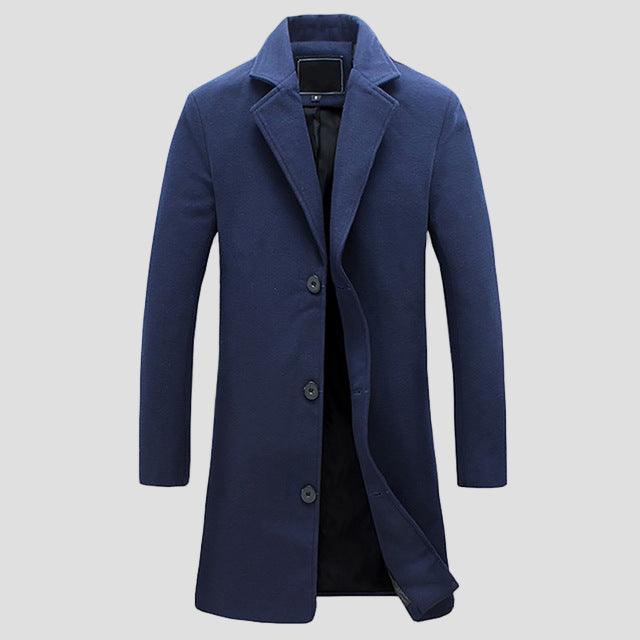 Edward | Men's Notch Lapel Single-Breasted Coat