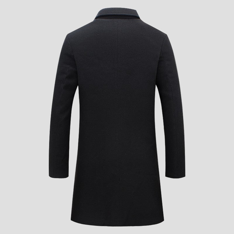 Edward | Men's Notch Lapel Single-Breasted Coat