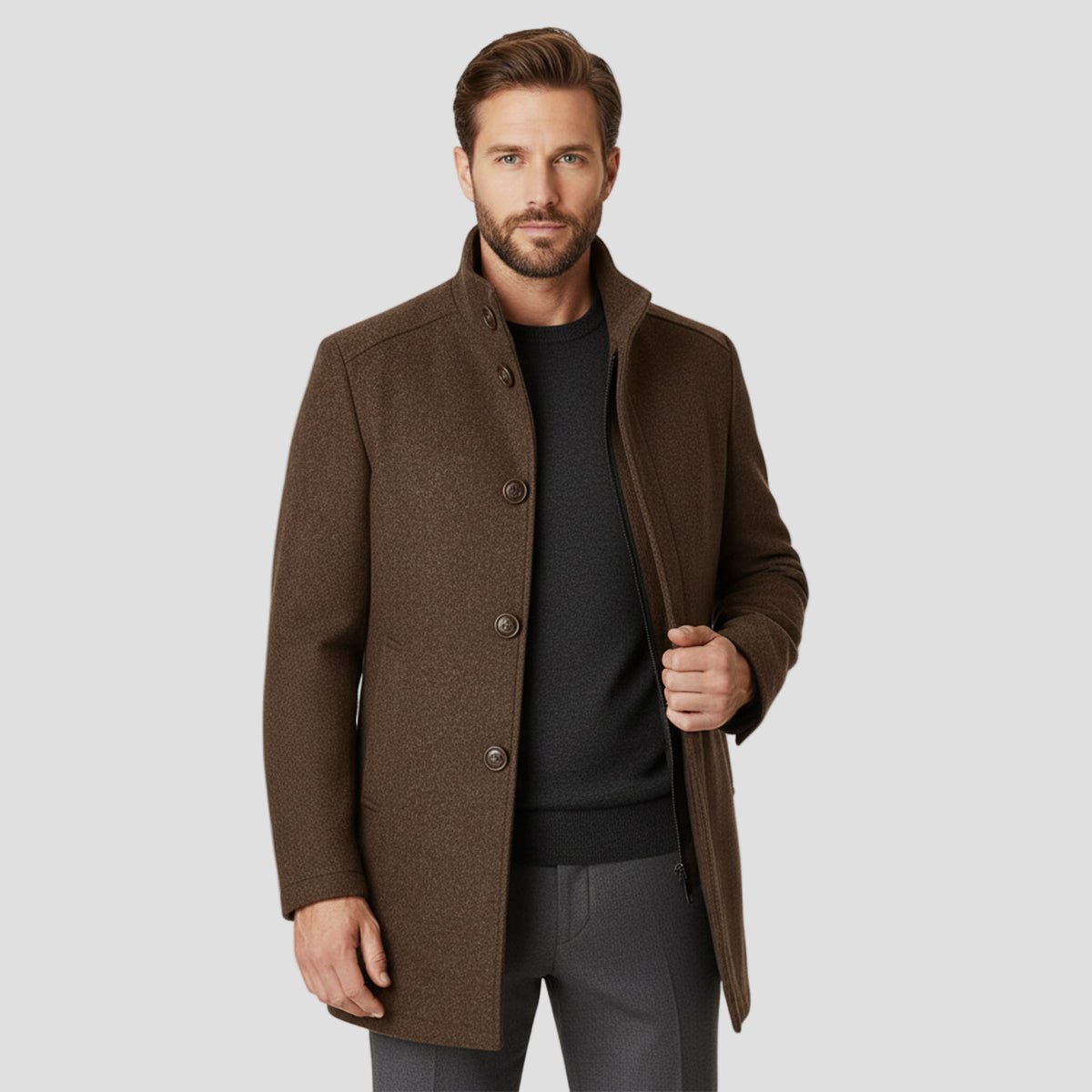 Mason | Classic Wool Overcoat - Rob Stevenson