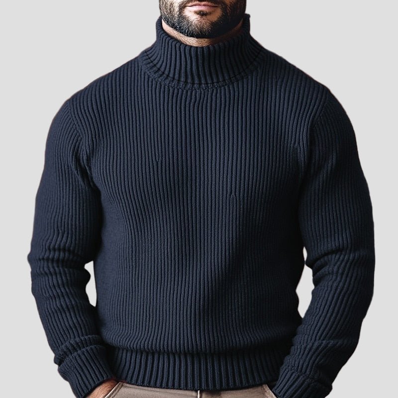Mason | Heavy Knitted Turtleneck Sweater - Rob Stevenson