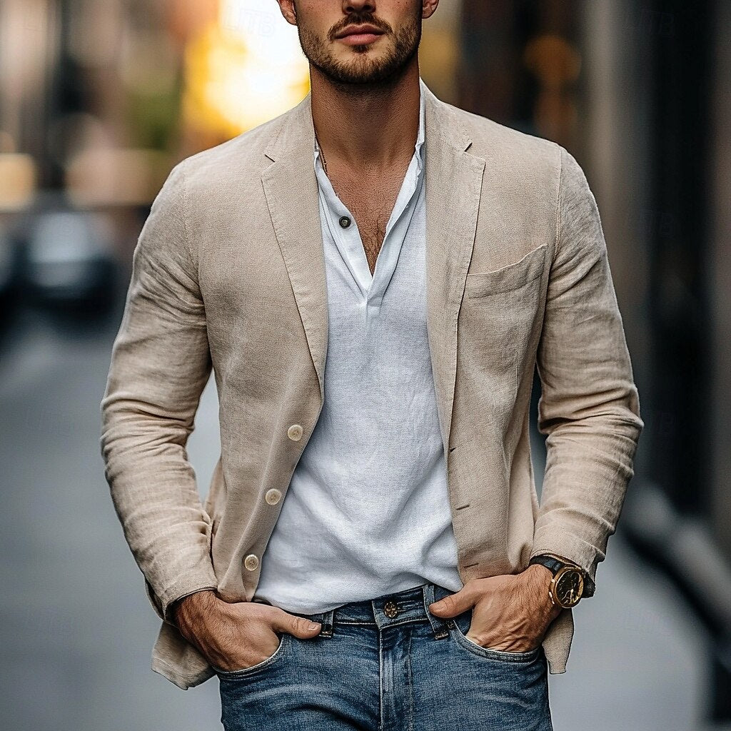 Noah | Linen Blazer - Rob Stevenson