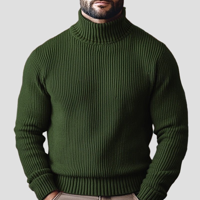Mason | Heavy Knitted Turtleneck Sweater - Rob Stevenson