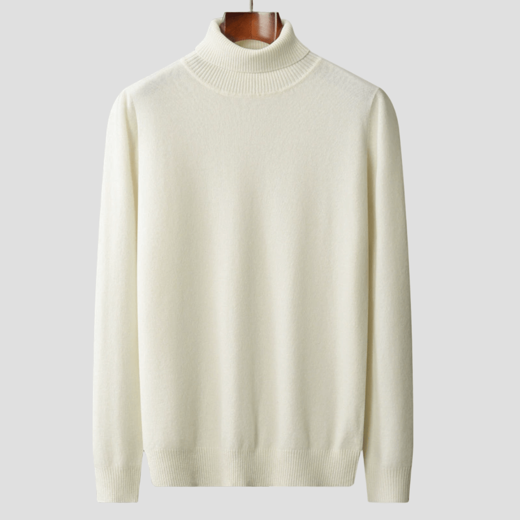 Ethan | Classic Turtleneck Wool Sweater - Rob Stevenson