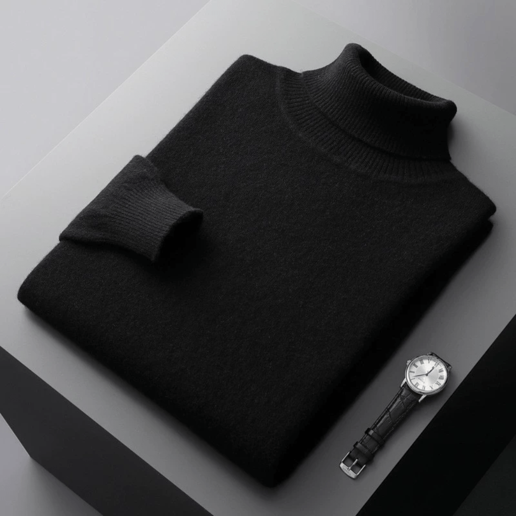 Ethan | Classic Turtleneck Wool Sweater - Rob Stevenson
