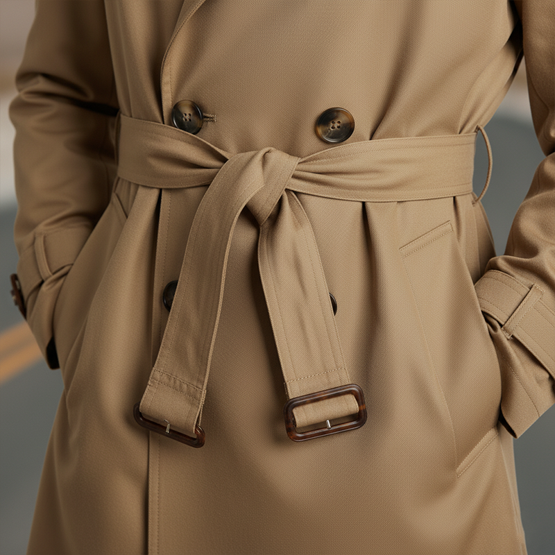 Benjamin | Twill Cotton Trench Coat