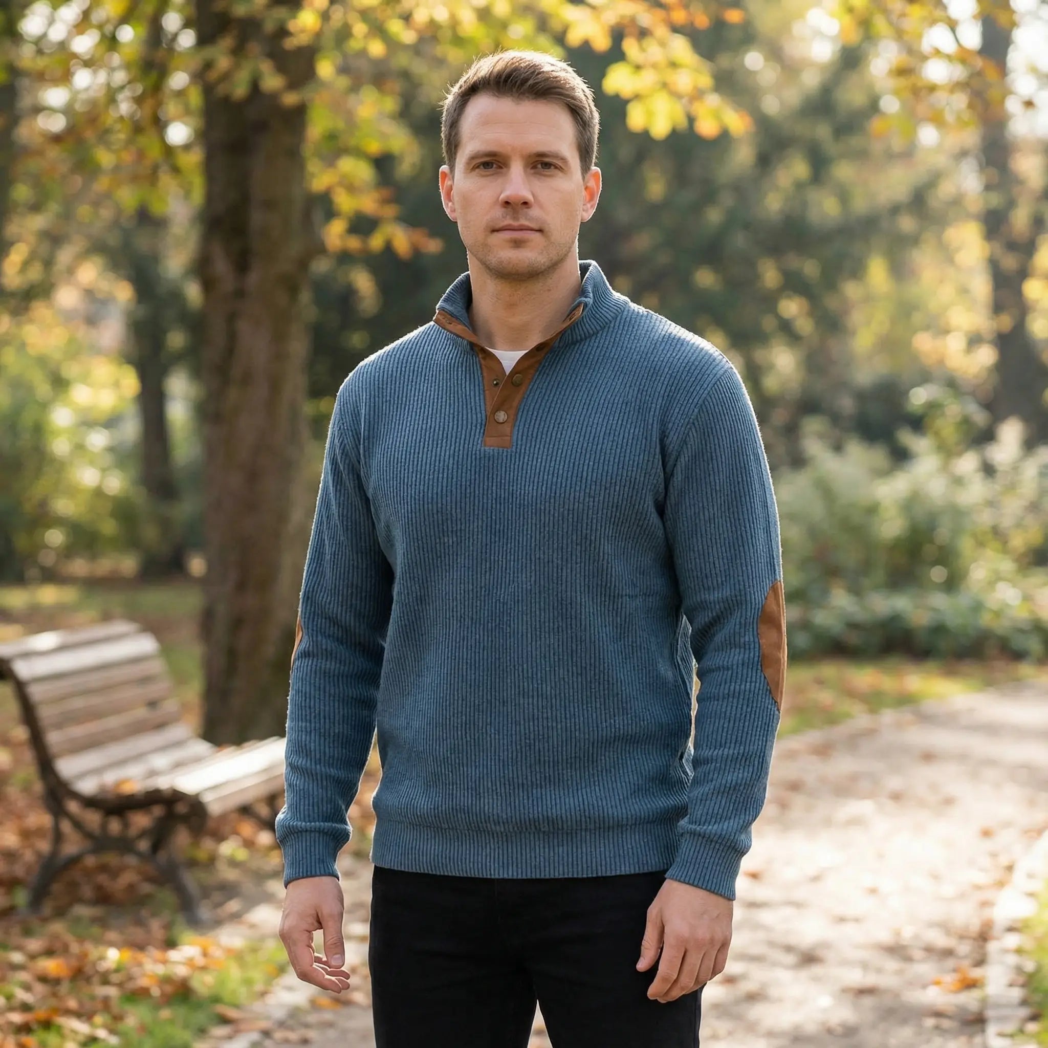 Nathan | Men's Corduroy Pullover - Rob Stevenson