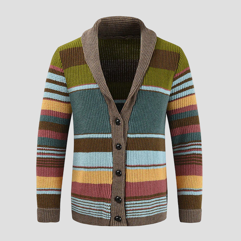 Owen | Colored Men's Knitted Cardigan